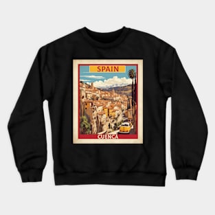 Cuenca Spain Travel Tourism Retro Vintage Crewneck Sweatshirt